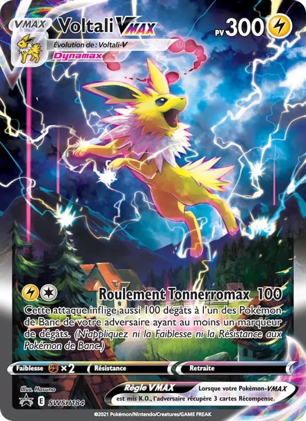 Voltali VMAX — Carte Pokémon SWSH184 Promo SWSH