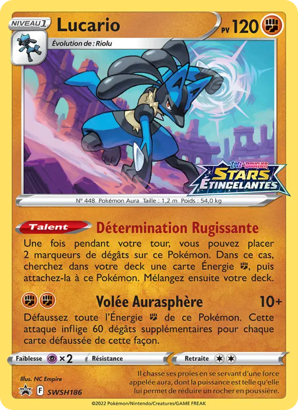Lucario — Carte Pokémon SWSH186 Promo SWSH