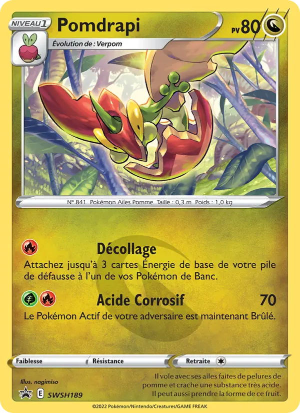 Pomdrapi — Carte Pokémon SWSH189 Promo SWSH