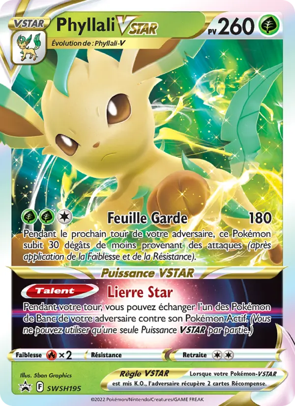 Phyllali VSTAR — Carte Pokémon SWSH195 Promo SWSH