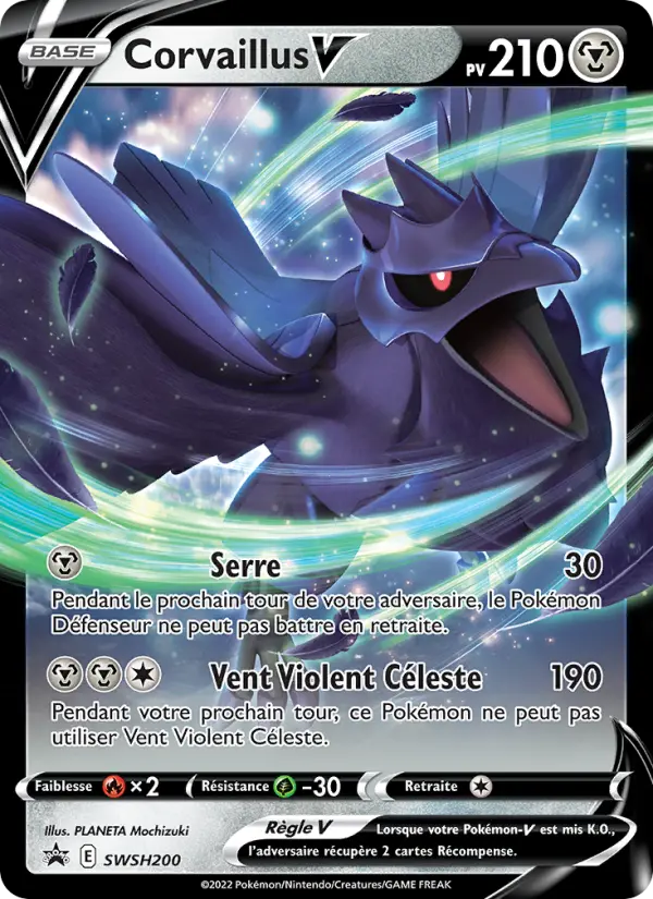 Corvaillus V — Carte Pokémon SWSH200 Promo SWSH
