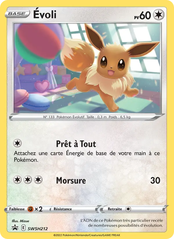Évoli — Carte Pokémon SWSH212 Promo SWSH