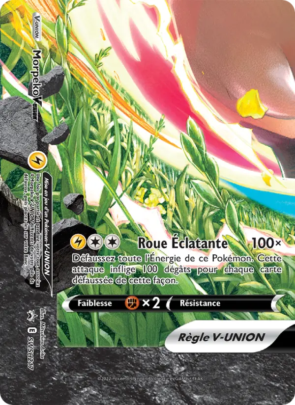 Morpeko V-UNION — Carte Pokémon SWSH217 Promo SWSH