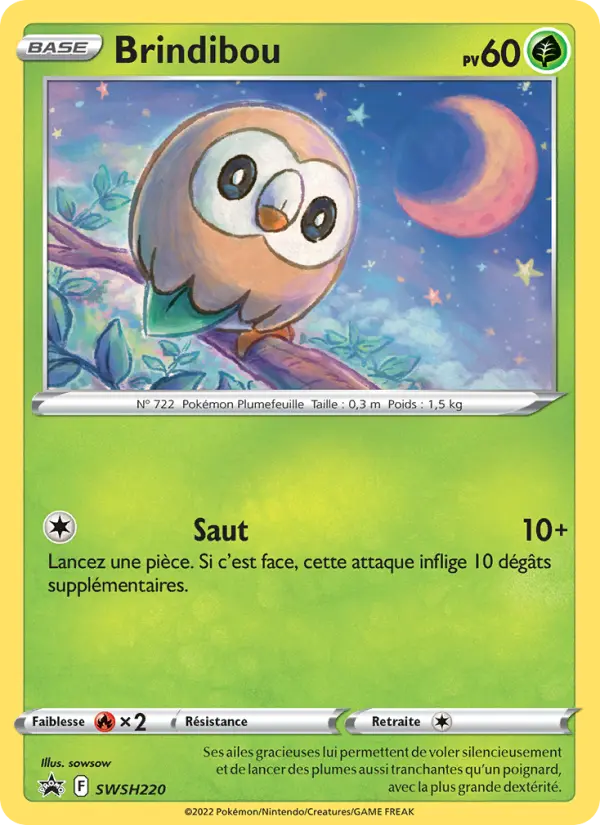 Brindibou — Carte Pokémon SWSH220 Promo SWSH