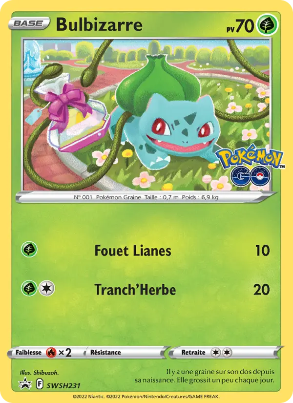 Bulbizarre — Carte Pokémon SWSH231 Promo SWSH