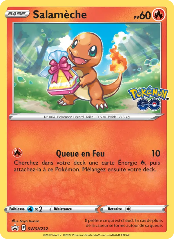 Salamèche — Carte Pokémon SWSH232 Promo SWSH