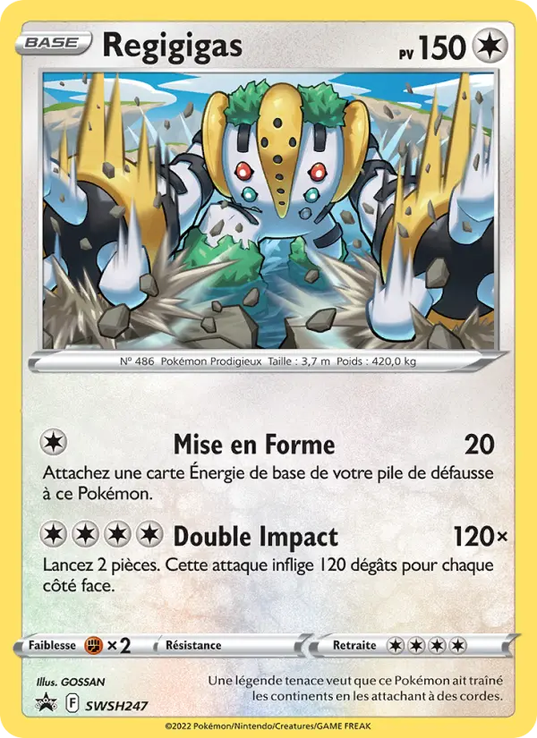 Regigigas — Carte Pokémon SWSH247 Promo SWSH