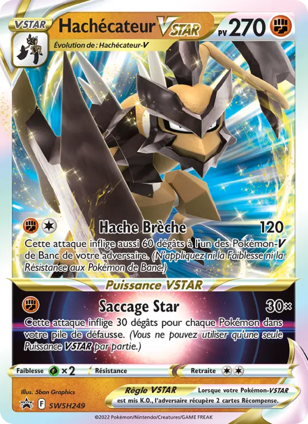 Hachécateur VSTAR — Carte Pokémon SWSH249 Promo SWSH