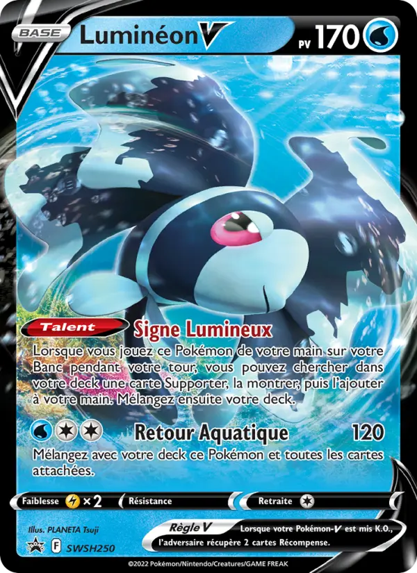 Luminéon V — Carte Pokémon SWSH250 Promo SWSH