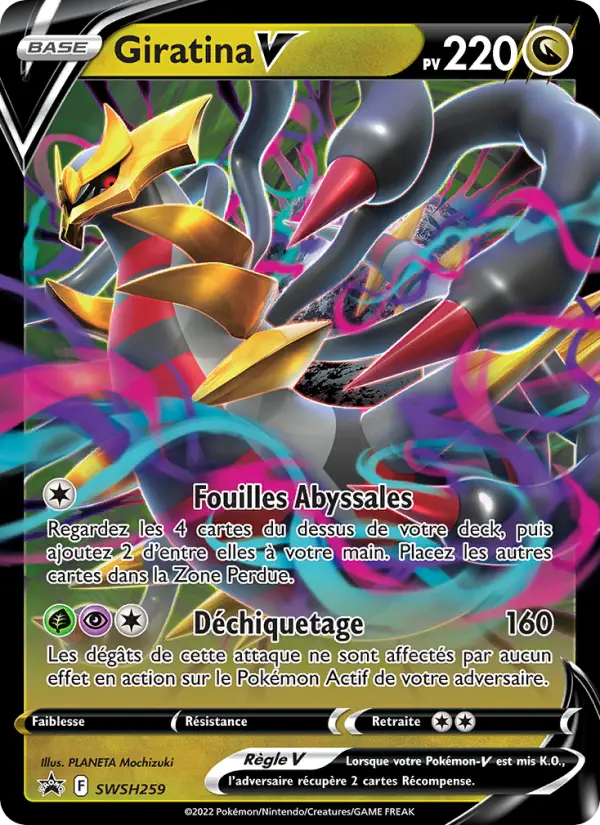 Giratina V — Carte Pokémon SWSH259 Promo SWSH