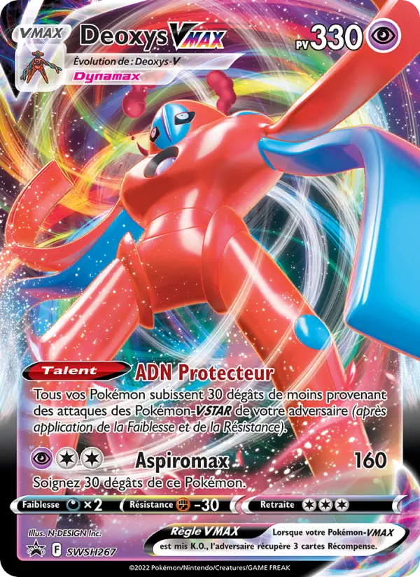 Deoxys VMAX — Carte Pokémon SWSH267 Promo SWSH