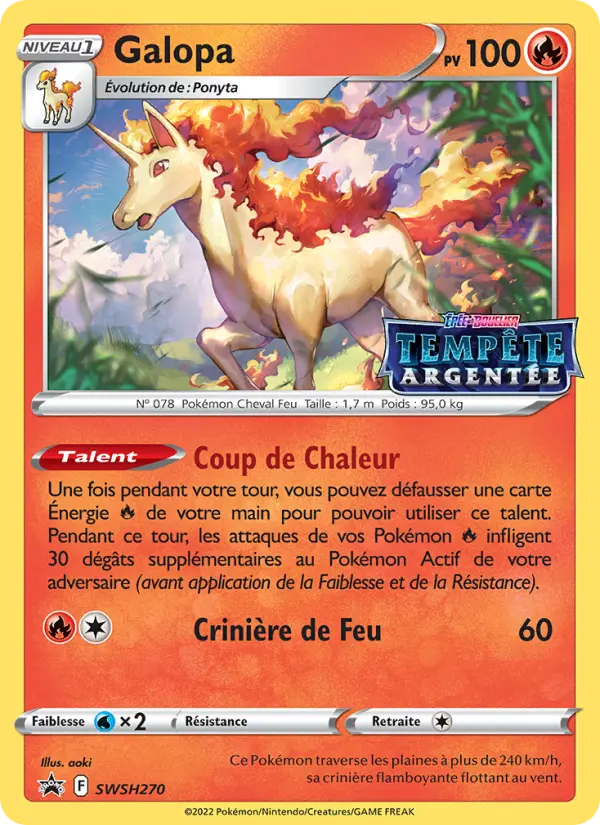 Galopa — Carte Pokémon SWSH270 Promo SWSH