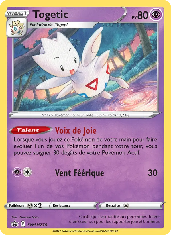 Togetic — Carte Pokémon SWSH276 Promo SWSH