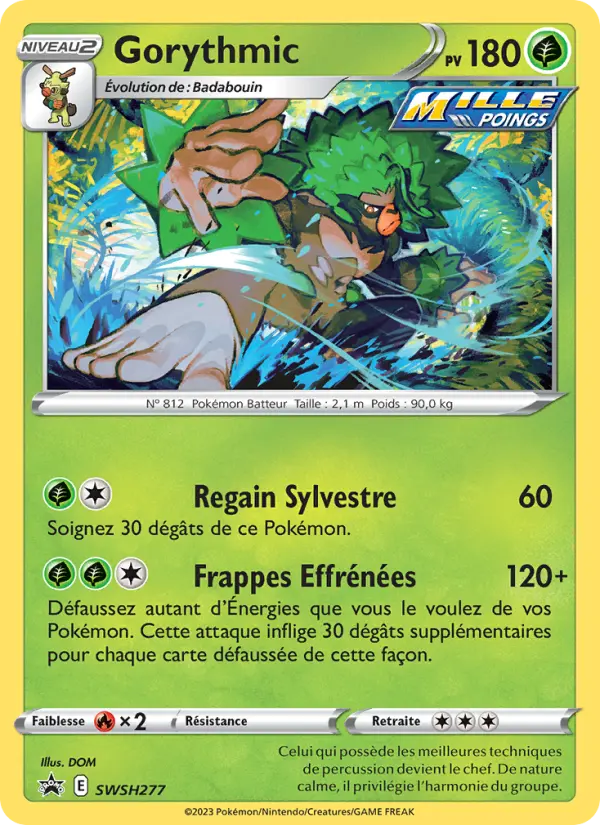 Gorythmic — Carte Pokémon SWSH277 Promo SWSH