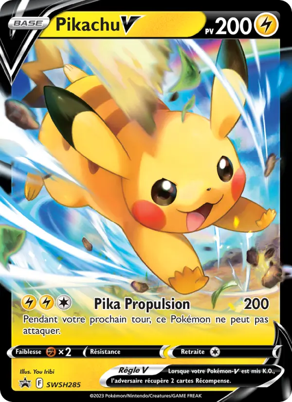 Pikachu V — Carte Pokémon SWSH285 Promo SWSH