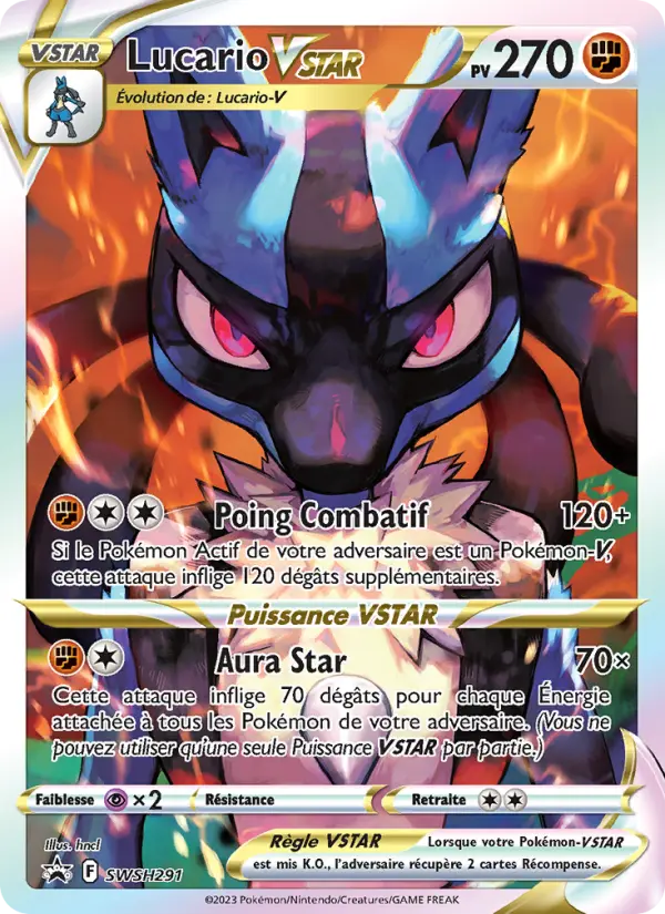 Lucario VSTAR — Carte Pokémon SWSH291 Promo SWSH