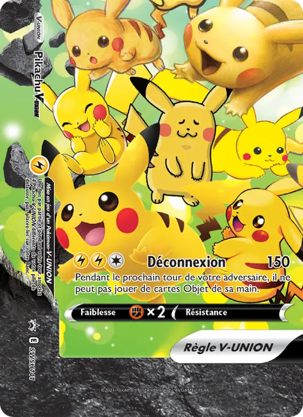 SWSH141 - Pikachu V-UNION