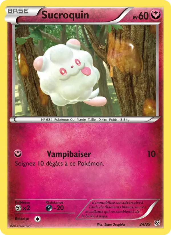 Sucroquin — Carte Pokémon 24 Bienvenue à Kalos