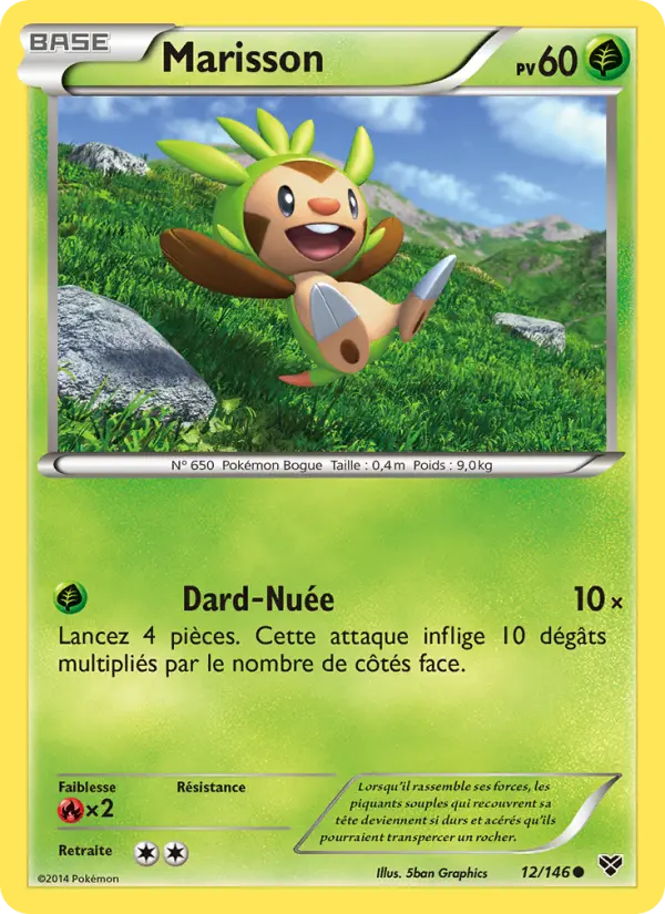 Marisson — Carte Pokémon 12 XY