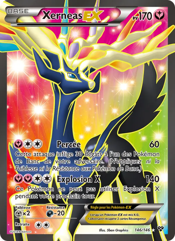 Xerneas EX — Carte Pokémon 146 XY