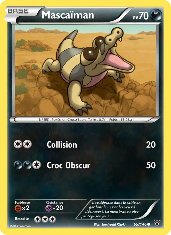 Mascaïman — Carte Pokémon 69 XY