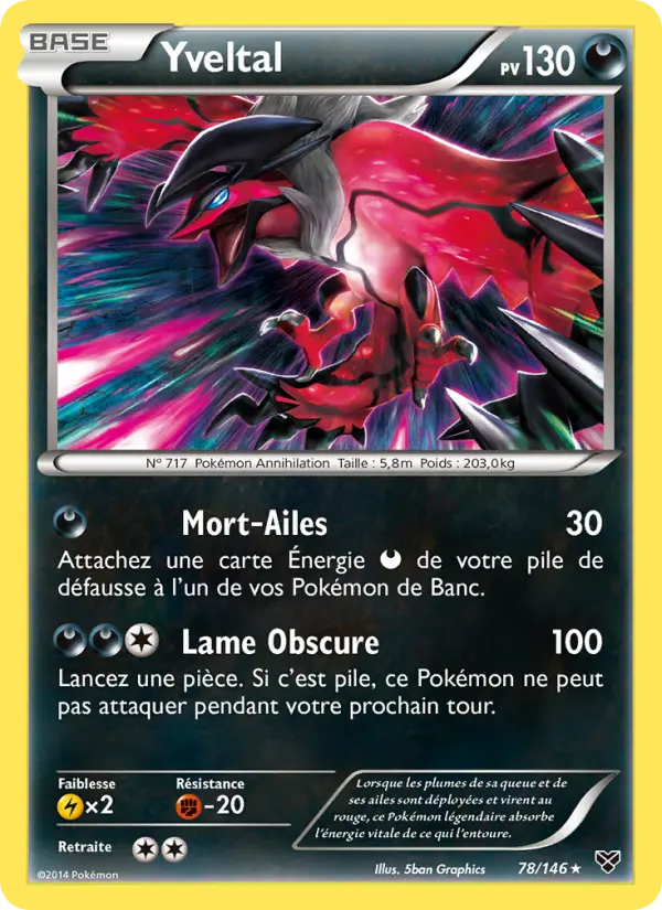 Yveltal — Carte Pokémon 78 XY