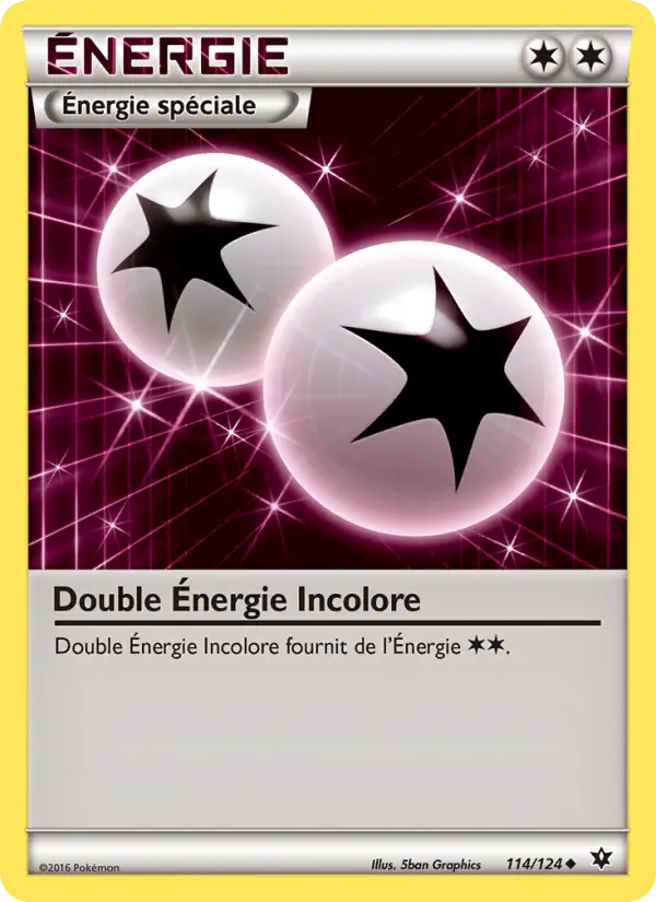 114/124 - Double Énergie Incolore