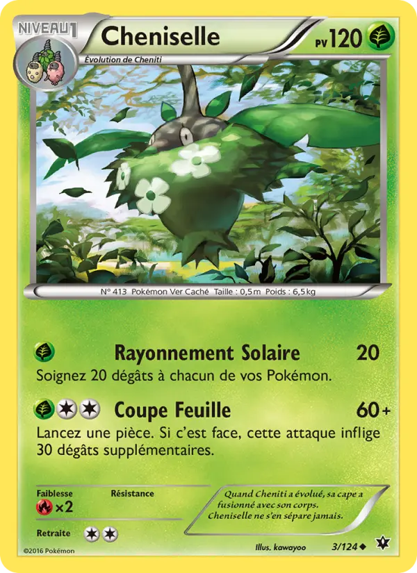 Cheniselle — Carte Pokémon 3 Impact des Destins