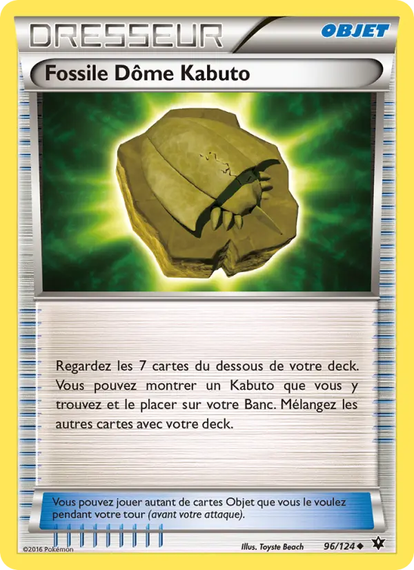 096/124 - Fossile Dôme Kabuto