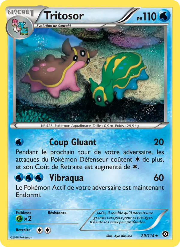 Tritosor — Carte Pokémon 29 Offensive Vapeur