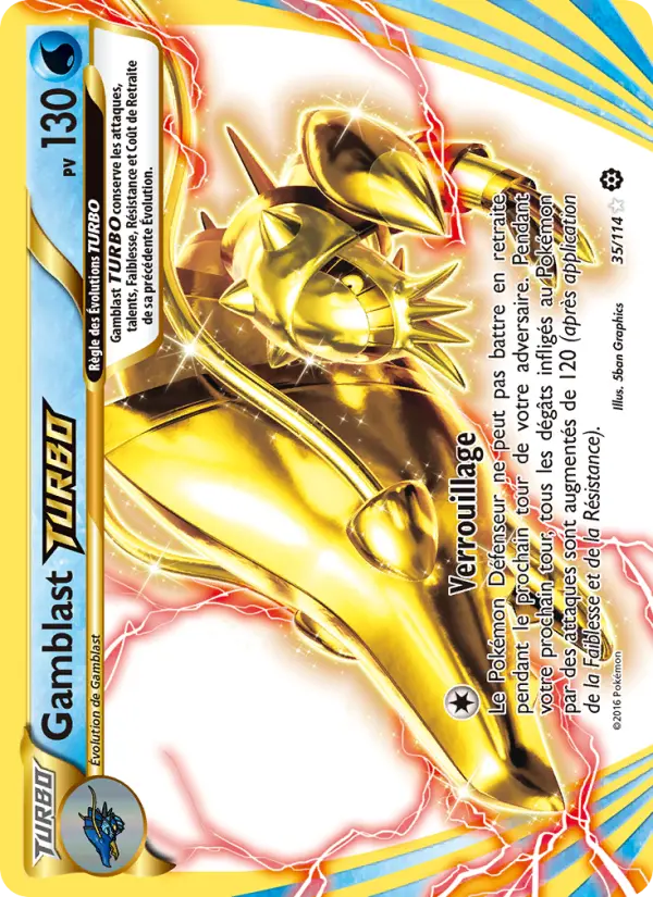 Gamblast TURBO — Carte Pokémon 35 Offensive Vapeur