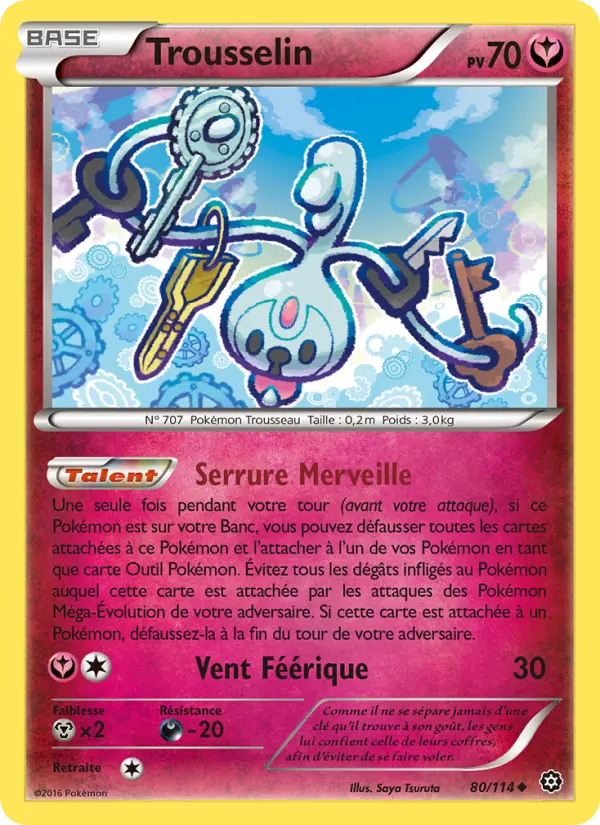 Trousselin — Carte Pokémon 80 Offensive Vapeur