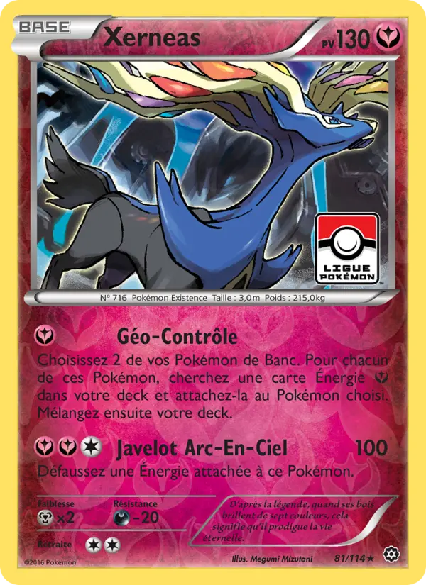 Xerneas — Carte Pokémon 81 Offensive Vapeur