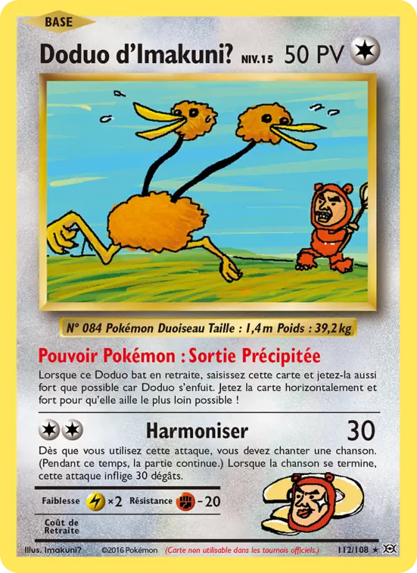 Doduo d'Imakuni? — Carte Pokémon 112 Évolutions