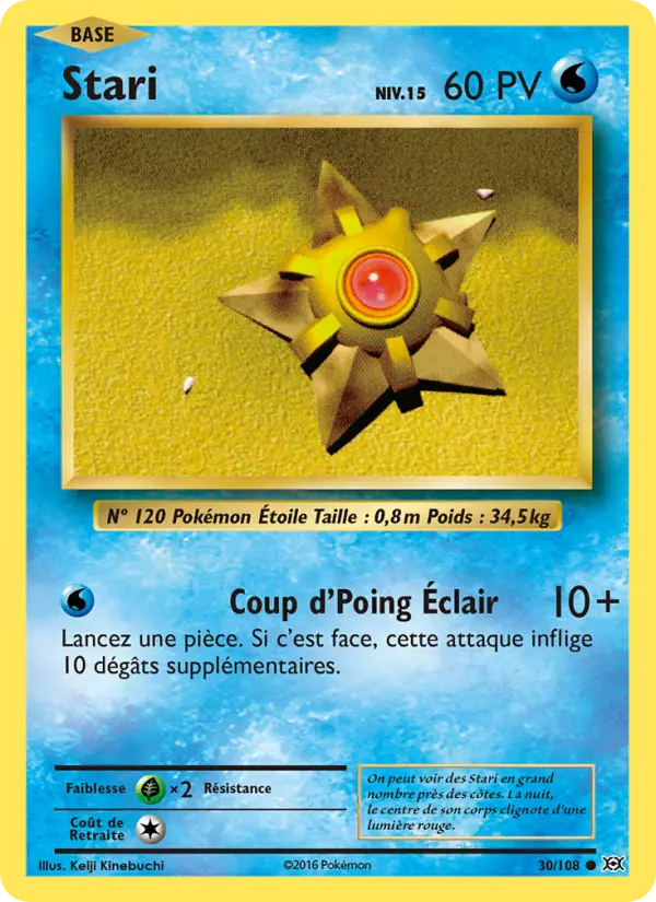 Stari — Carte Pokémon 30 Évolutions
