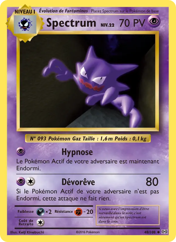 Spectrum — Carte Pokémon 48 Évolutions