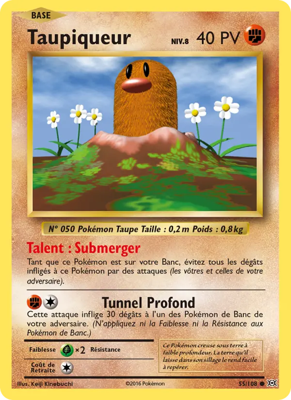 Taupiqueur — Carte Pokémon 55 Évolutions