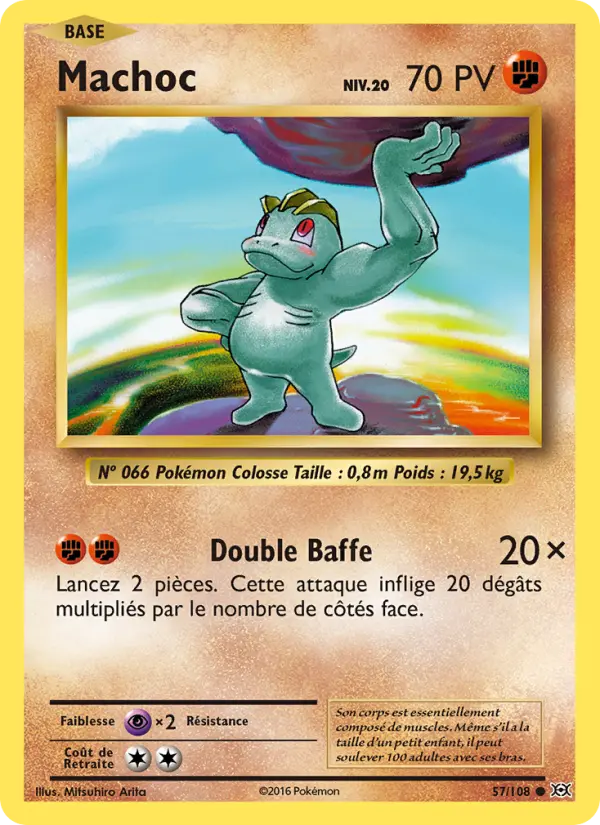 Machoc — Carte Pokémon 57 Évolutions