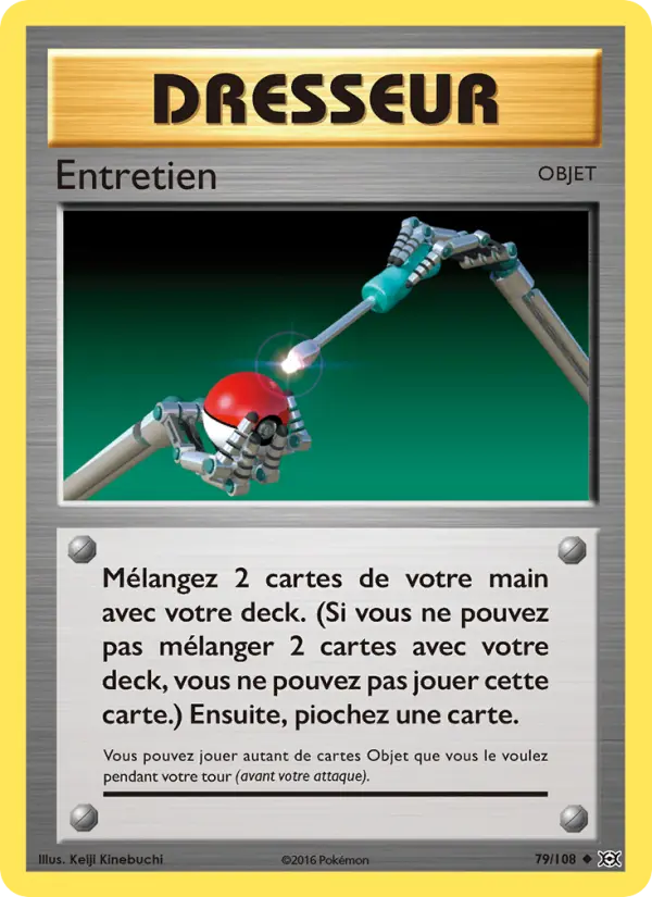 Entretien — Carte Pokémon 79 Évolutions