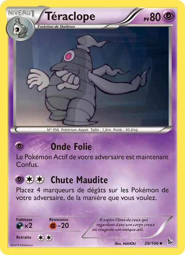 Téraclope — Carte Pokémon 39 Étincelles