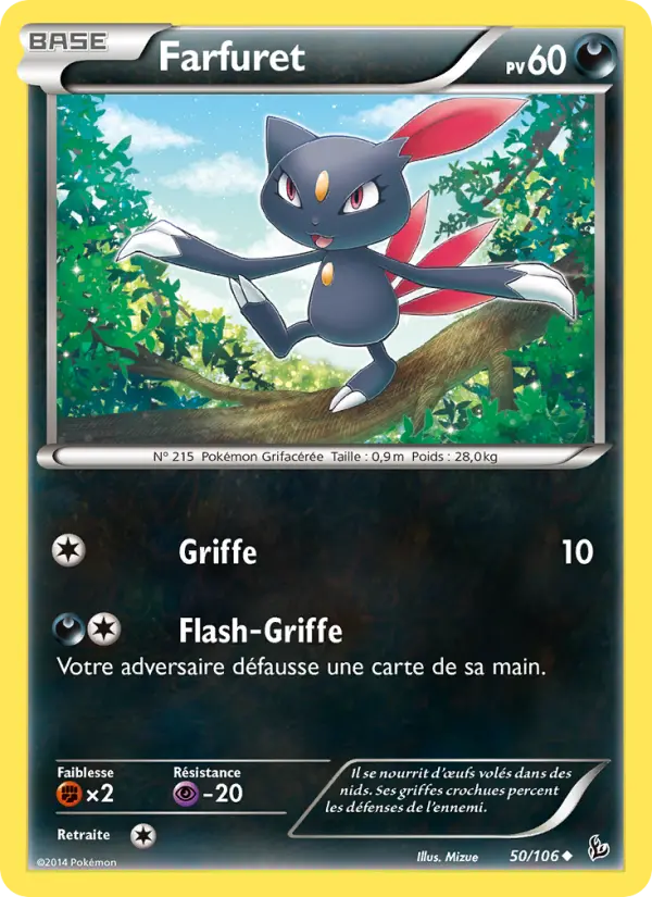Farfuret — Carte Pokémon 50 Étincelles