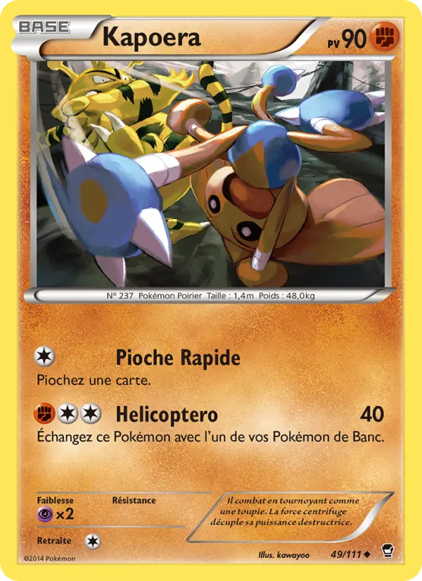 Kapoera — Carte Pokémon 49 Poings Furieux