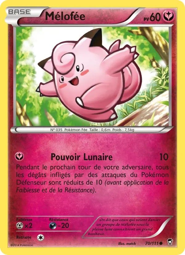 Mélofée — Carte Pokémon 70 Poings Furieux