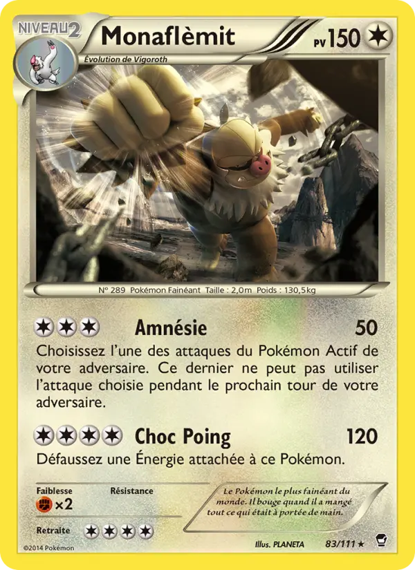 Monaflèmit — Carte Pokémon 83 Poings Furieux