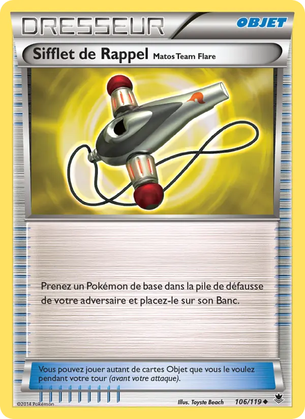 106/119 - Sifflet de Rappel Matos Team Flare