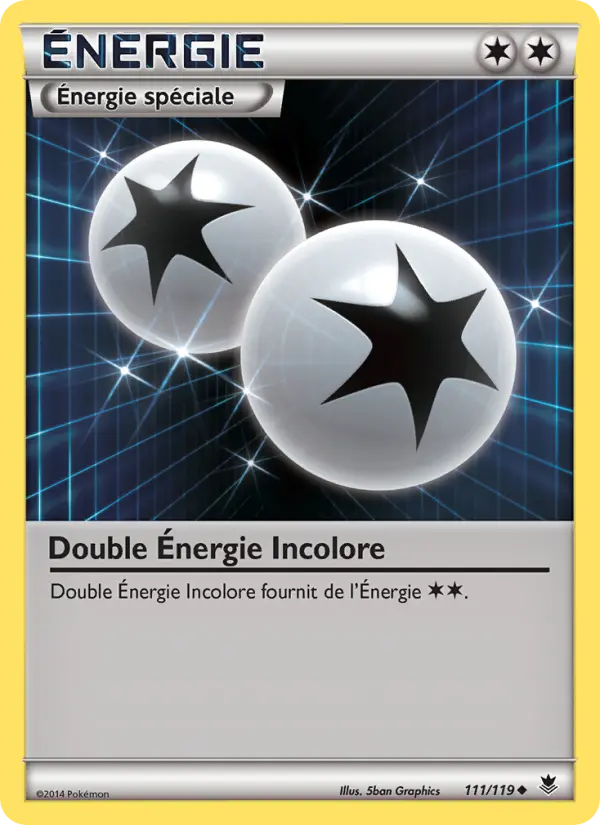 111/119 - Double Énergie Incolore