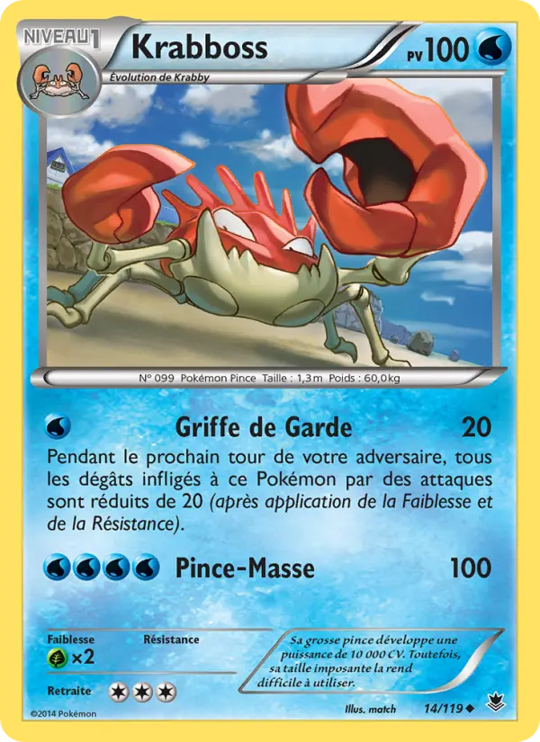 Krabboss — Carte Pokémon 14 Vigueur Spectrale