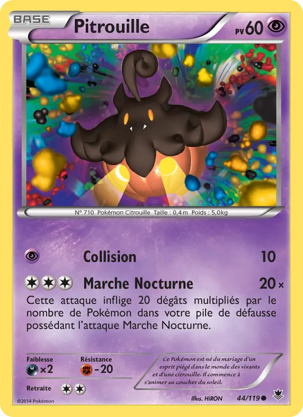 Pitrouille — Carte Pokémon 44 Vigueur Spectrale