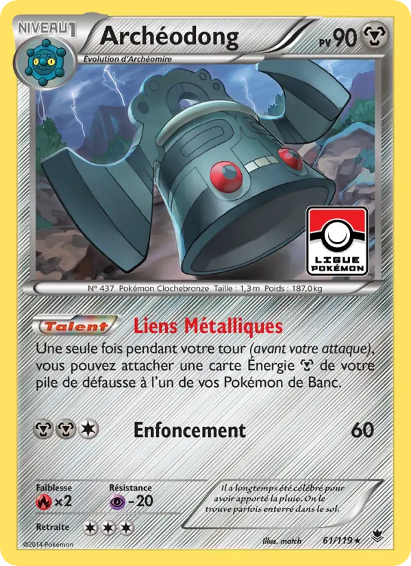 Archéodong — Carte Pokémon 61 Vigueur Spectrale