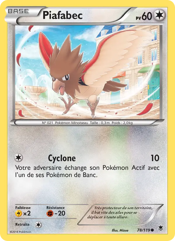 Piafabec — Carte Pokémon 78 Vigueur Spectrale